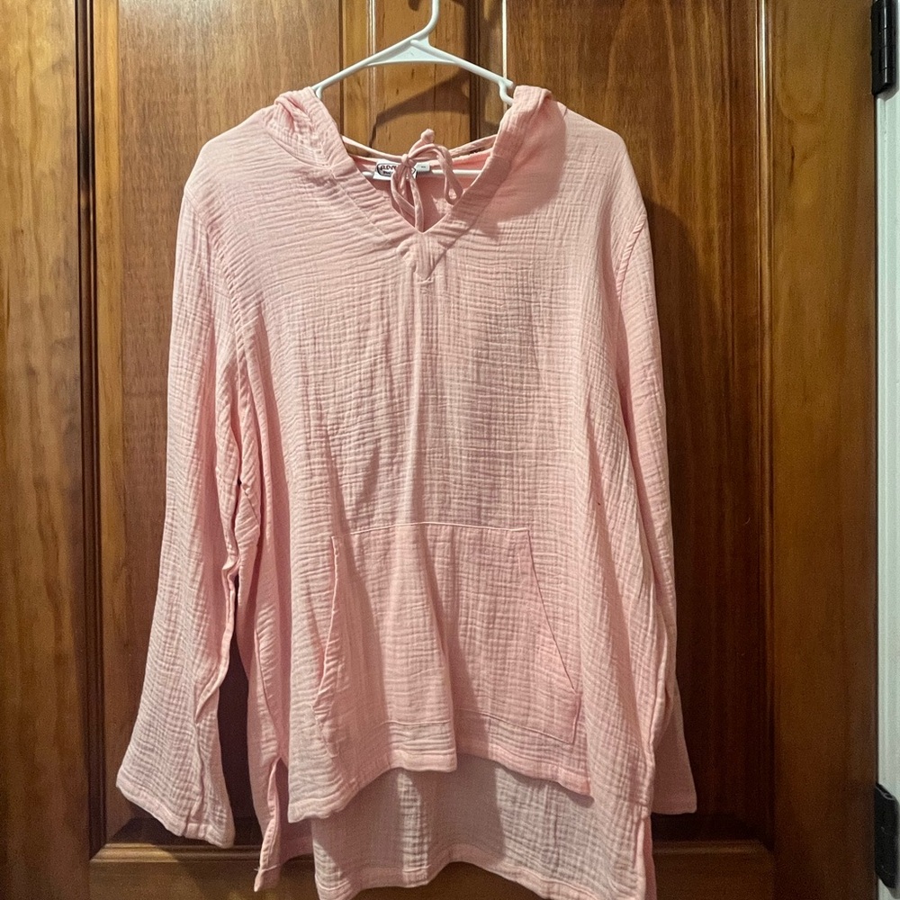 Pink Ron Jon Surf Cover Up Hoodie